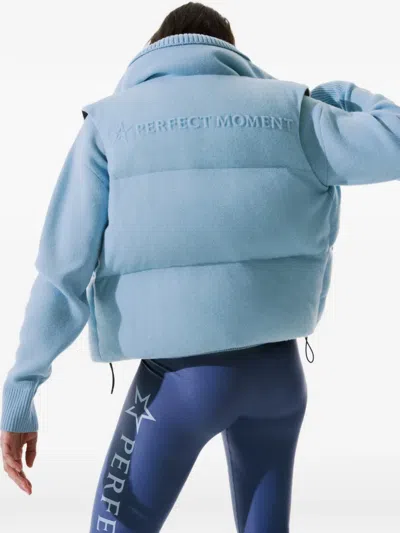 Perfect Moment Rich Blue Padded Down Trekking Vest