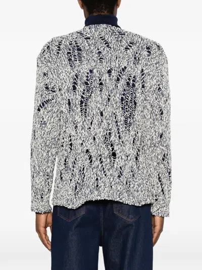 Amaranto Distressed-effect Sweater In Multi