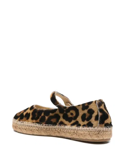 Manebi Leopard-print Touch-strap Espadrilles In Multi