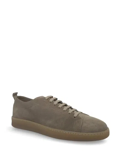 Barrett Pull-tab Logo Sneakers In Brown