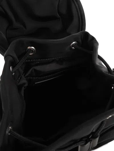 Moncler Functional Polyester Backpack With Multiple Pockets In Black