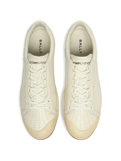 Bally Competition Leather Sneakers In Multi