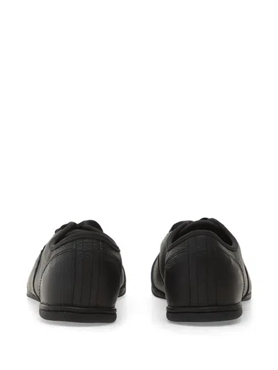 Vans Authentic Prima Leather Sneakers In Black