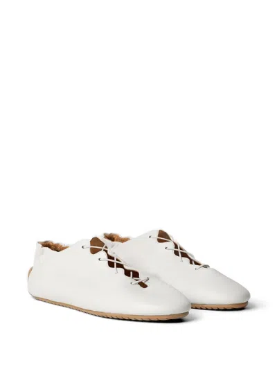 Odissi Milly Scallop Flat In White