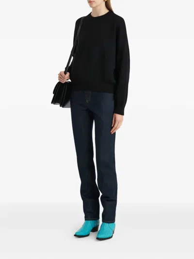 Khaite Farley High-rise Straight-leg Jeans In Blue