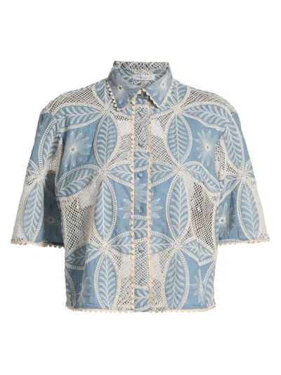 Poupette St Barth Shirt Java In Blue