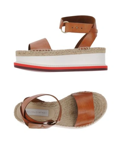 Shop Stella Mccartney Espadrilles In Brown