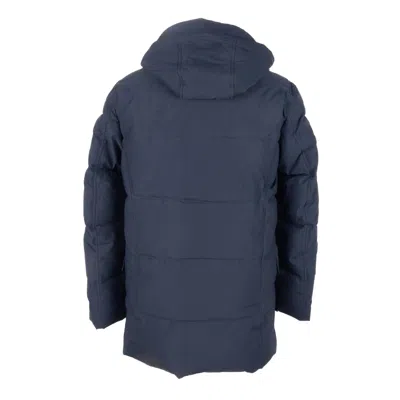 Emilio Romanelli Blue Polyester Jacket In Blue