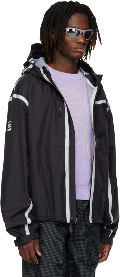 Rcos Black Sequoia Shell Jacket In Black