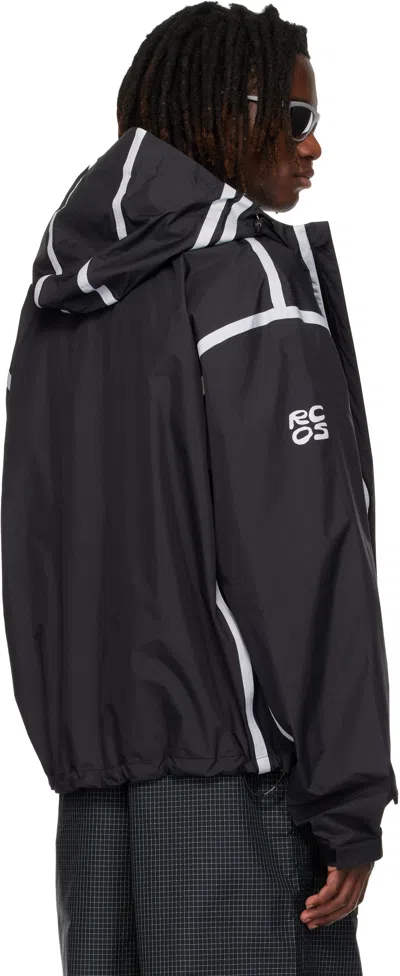 Rcos Black Sequoia Shell Jacket In Black