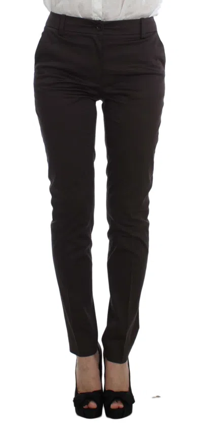 Exte Stretch Two Button Suit In Brown