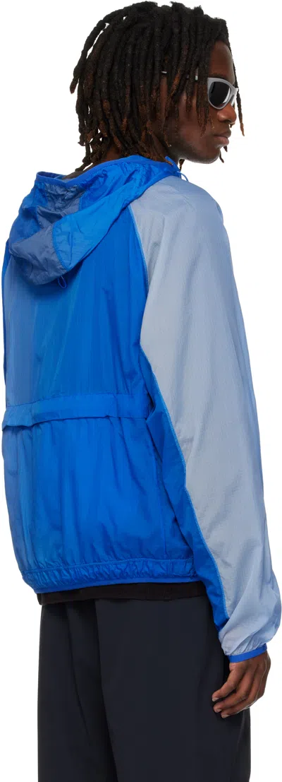 Rcos Navy Griffith Running Jacket In Blue