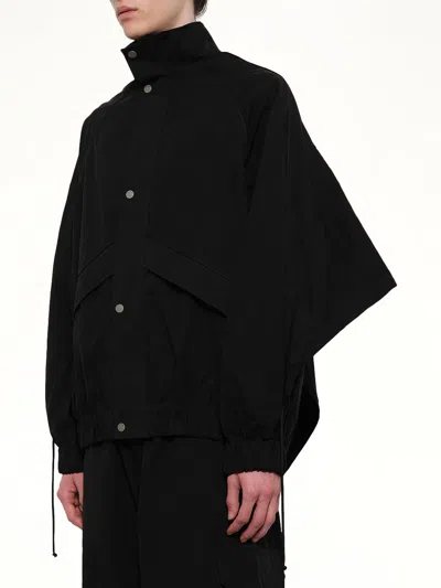 Egonlab Back Fold Track Jacket In Black