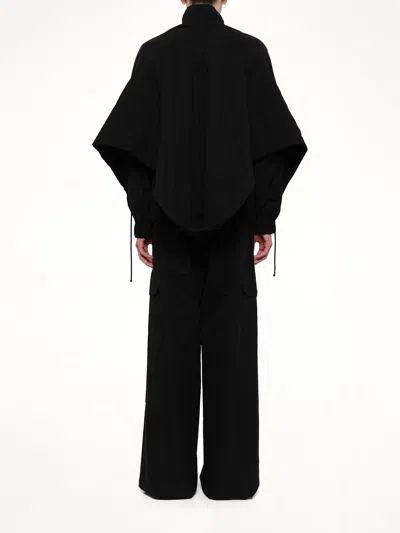 Egonlab Back Fold Track Jacket In Black