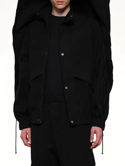 Egonlab Back Fold Track Jacket In Black
