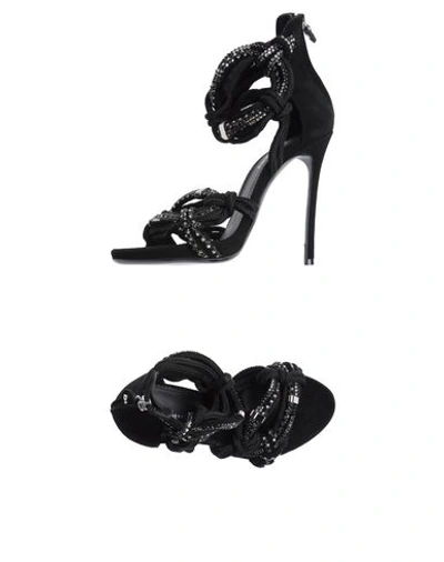 Shop Dsquared2 Sandals In Black