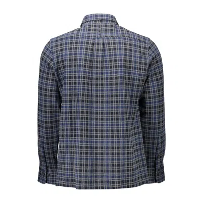 Gant Plaid-pattern Buttoned Shirt In Blue