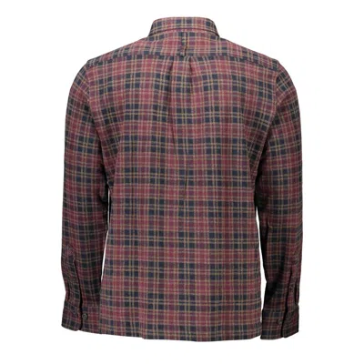 Gant Check-pattern Flannel Shirt In Brown