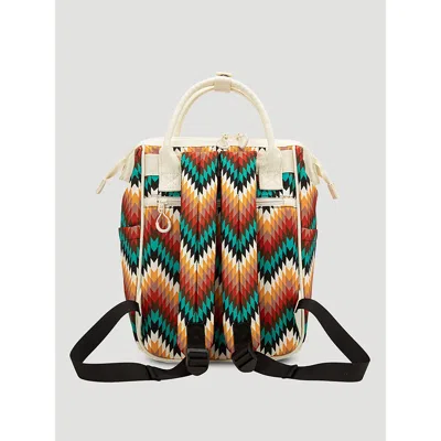 Wrangler Zig Zag Print Backpack In Multi In Multi
