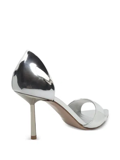 Le Silla 셜리 포인티드 토 샌들 In Silver