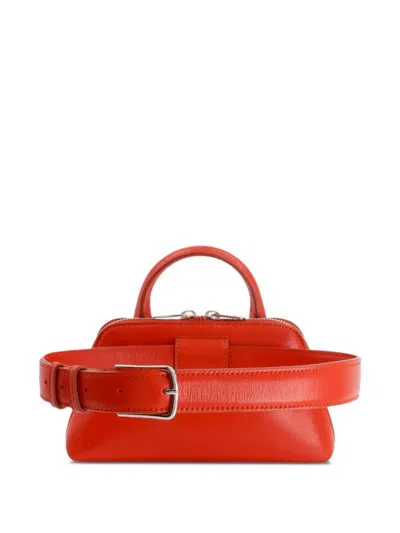 Coperni 더플 레더 벨트 백 In Red