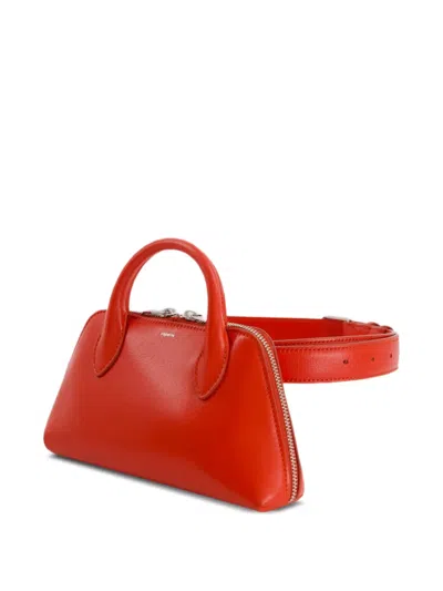 Coperni 더플 레더 벨트 백 In Red