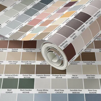 Spoonflower Peel And Stick Wallpaper Part 2 Sherwin Williams Color Map ...