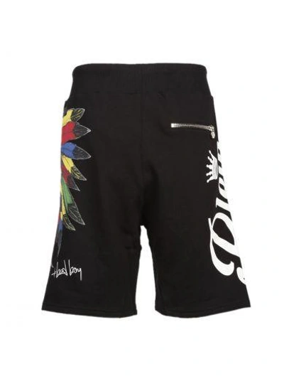 Shop Philipp Plein Advantage Jogging Shorts In Black