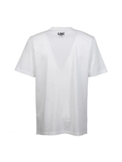 Shop Oamc Printed T-shirt In White