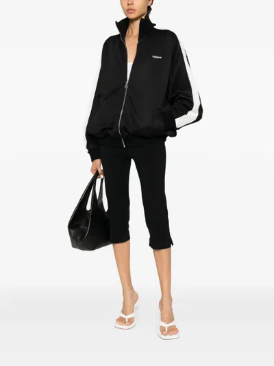 Coperni Oversized Side-stripe Jacket In Black