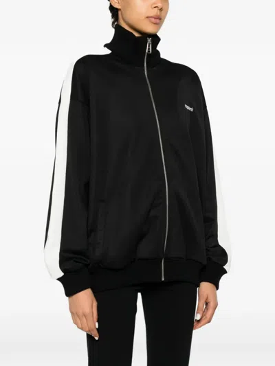 Coperni Oversized Side-stripe Jacket In Black