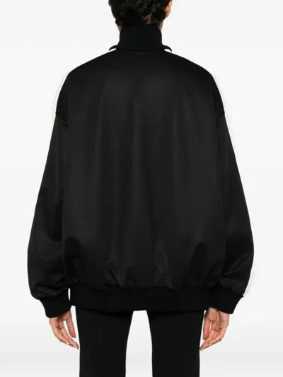 Coperni Oversized Side-stripe Jacket In Black
