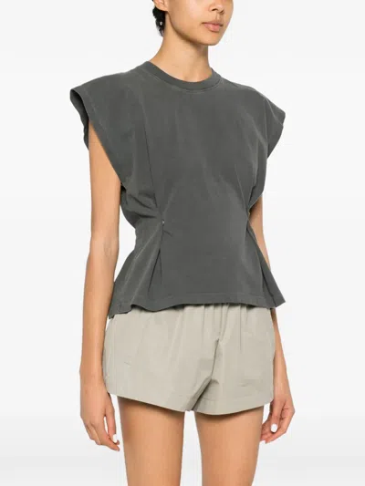 Coperni Zero Waste Adjustable T-shirt In Gray
