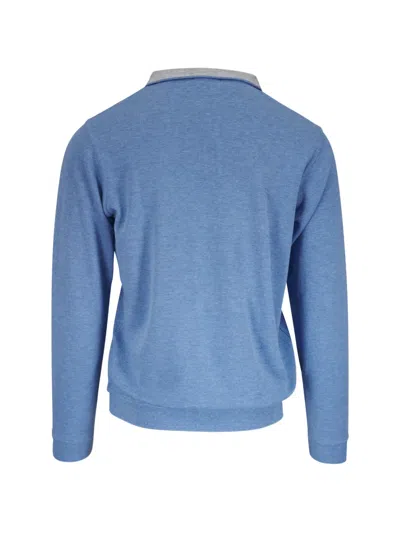 Peter Millar Pullover Mit Reissverschluss In Blue