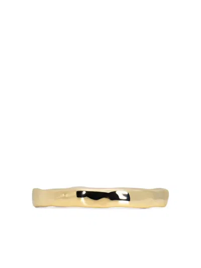 Monica Vinader Hammered Thin Band Ring In Pattern