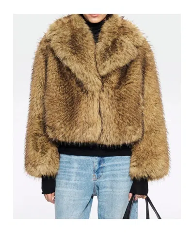 Stand Studio Lapel Jacket In Brown