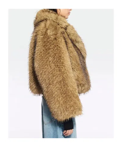 Stand Studio Lapel Jacket In Brown