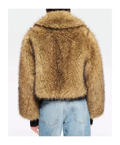 Stand Studio Lapel Jacket In Brown