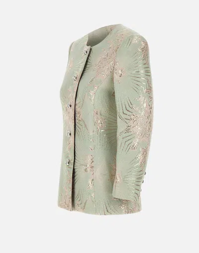 Jacques Wei Long Sleeve Casual Jacket In Multi