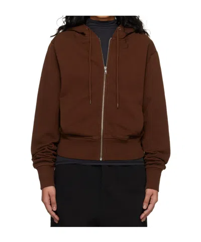 Entire Studios Drawstring Hooded Sweatshirt In Neutral