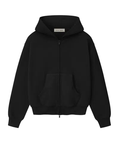 Essentials Ss26 Classic Zip-up Hoodie In Black | ModeSens