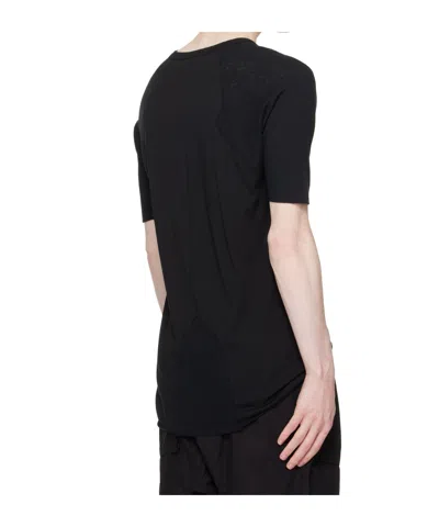 Thom Krom Ribbed-panel T-shirt In Black