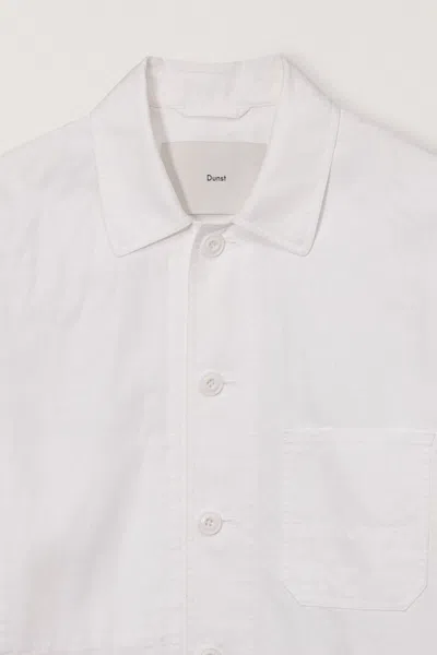 Dunst Patch-pocket Relaxed Jacket In White