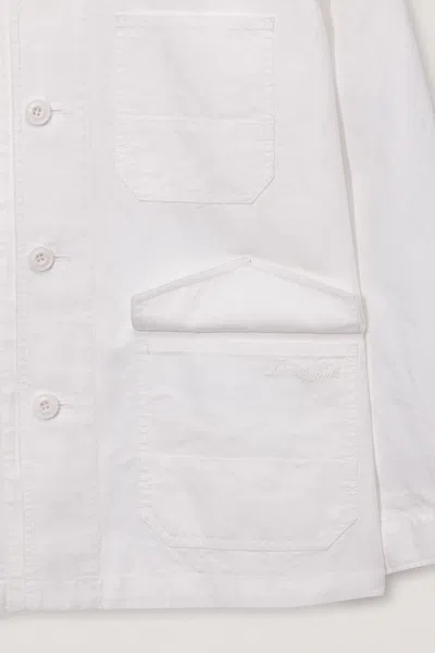Dunst Patch-pocket Relaxed Jacket In White