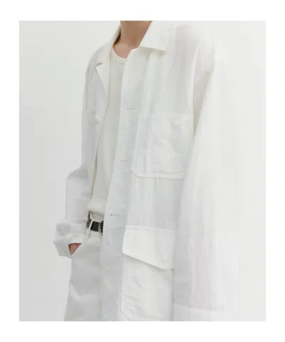 Dunst Patch-pocket Relaxed Jacket In White