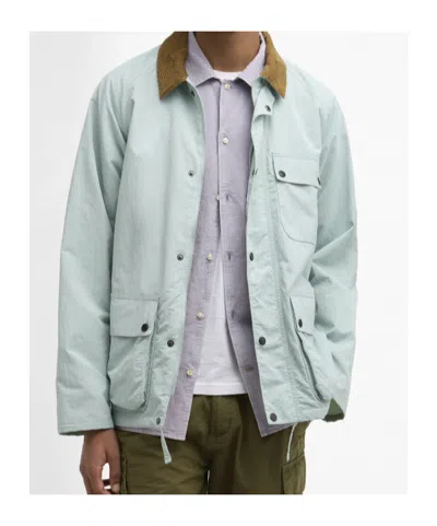 Barbour Modified Solway Showerproof Jacket In Blue