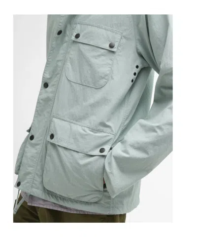 Barbour Modified Solway Showerproof Jacket In Blue