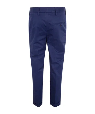 Aspesi Slim Tailored Pants In Blue