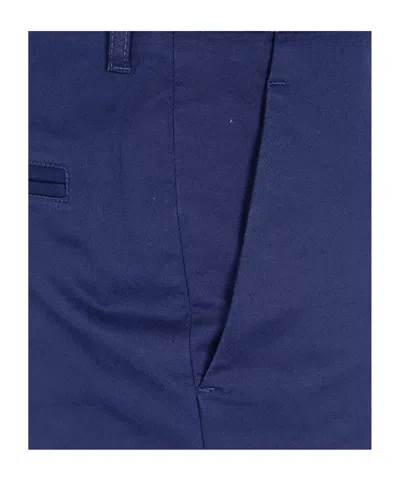 Aspesi Slim Tailored Pants In Blue