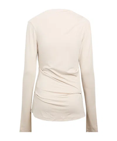 Entire Studios Draped Top In White